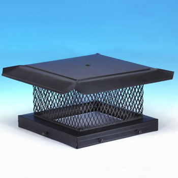 HomeSaver Pro Galvanized Chimney Cap, Small Mesh (5/8 inch California Sized)
