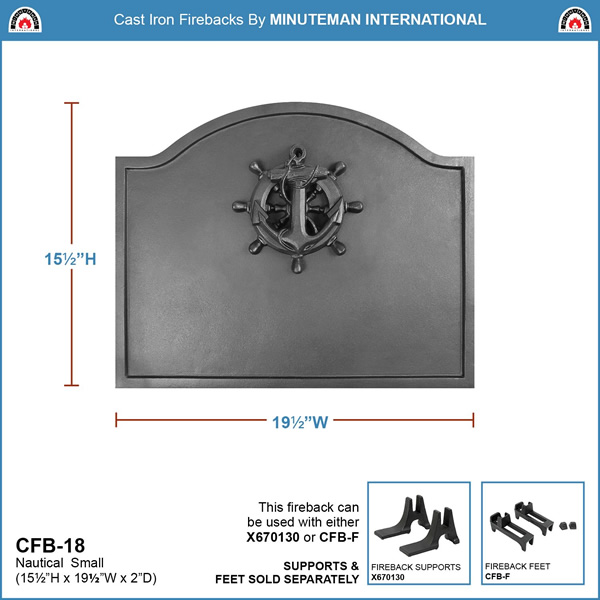 Minuteman CFB-18 Small Nautical Fireback