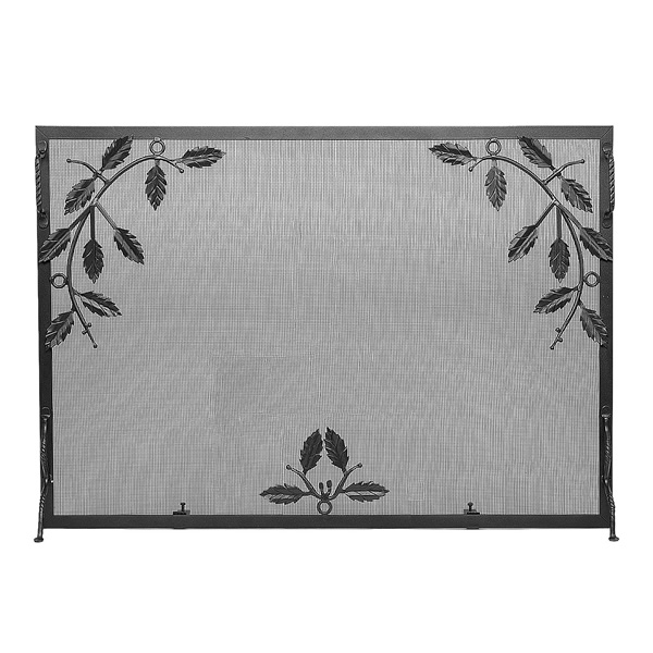 Minuteman G-4433 44x33 Inch Graphite Weston Flat Fireplace Screen