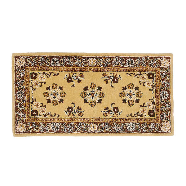 Minuteman H-21 44x22 Inch Beige Oriental Rectangular Rug