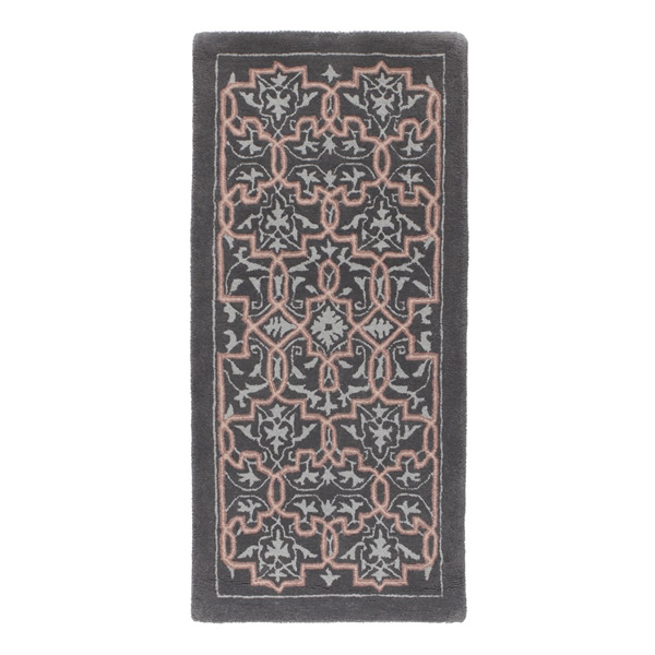 Minuteman H-72 56x26 Inch Dove Gray Tabriz Rectangular Rug