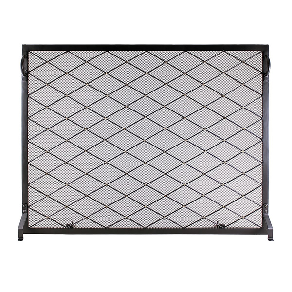 Minuteman SF-3830 38x30 Inch Harlequin Flat Fireplace Screen