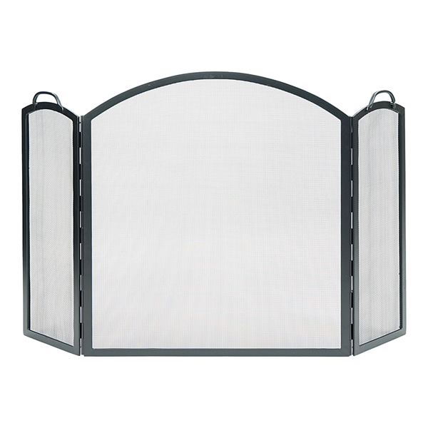 Minuteman SSS-05L 36x38 Inch Arched Three-Fold Fireplace Screen