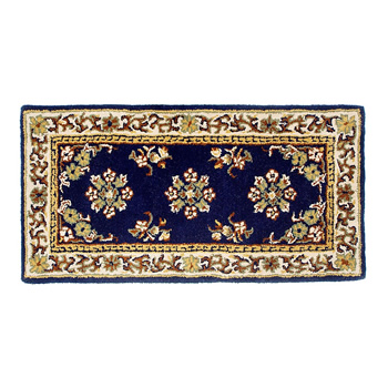 Minuteman H-20 44x22 Inch Blue Oriental Rectangular Rug