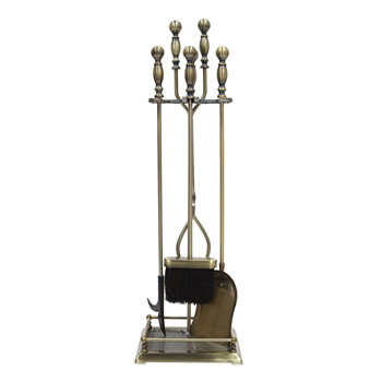 Minuteman Brass Fireplace Tool Sets