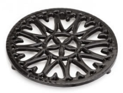 Black Wood Stove Trivet