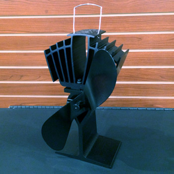 Heat Powered Max Air Ecofan with Black Blades